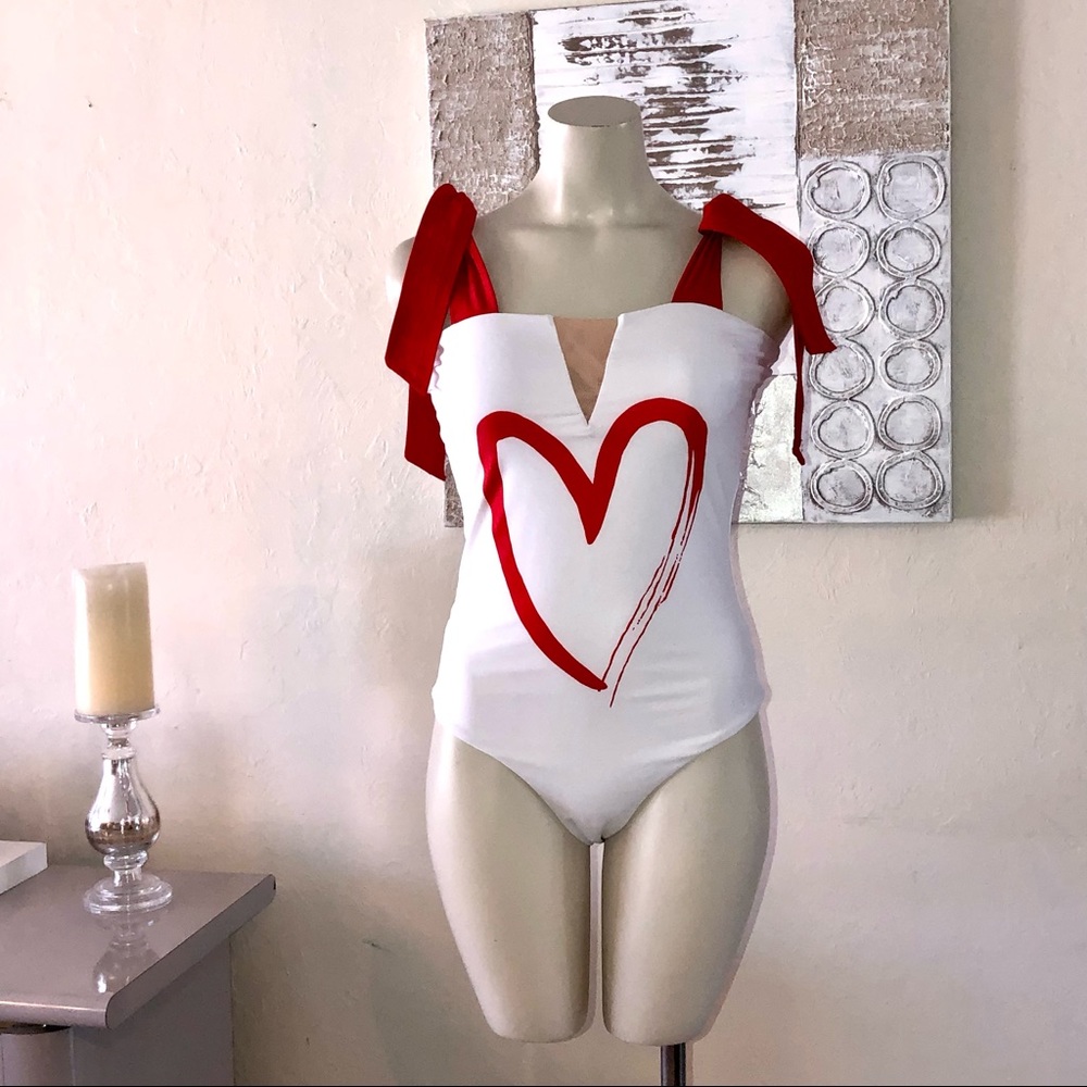 One piece swimsuit - I added rhinestone to make one of kind.